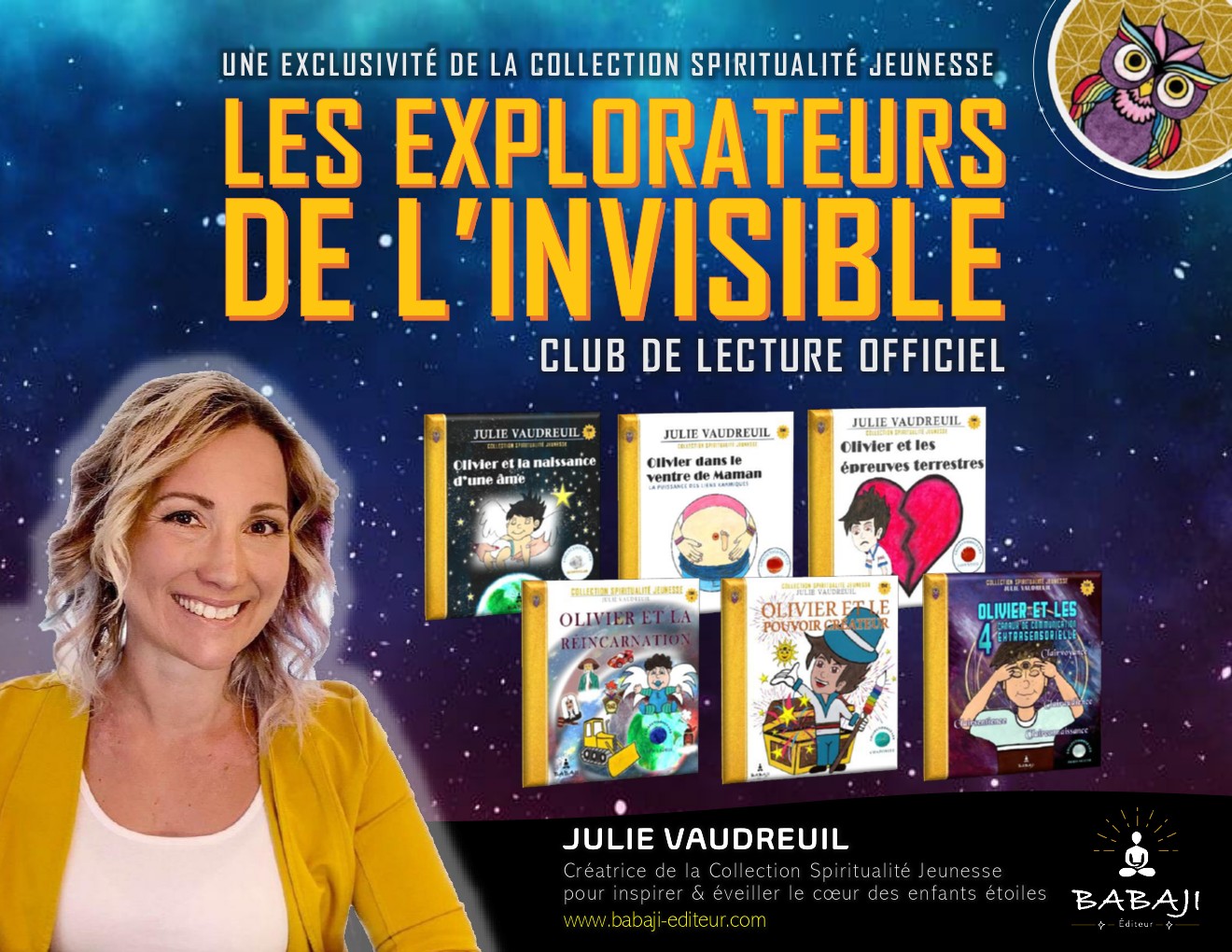 COLLECTION SPIRITUALITÉ JEUNESSE_Tome 1_Olivier et la naissance d'une âme par BABAJI Éditeur