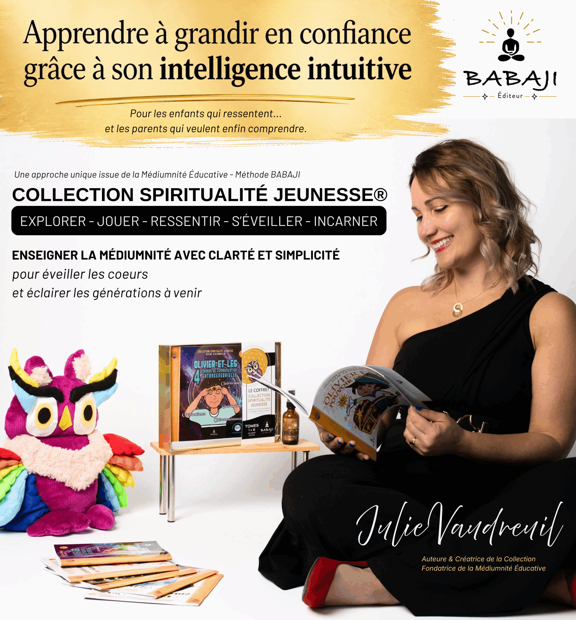 Apprendre à grandir en confiance grâce à la Collection Spiritualité Jeunesse de Julie Vaudreuil